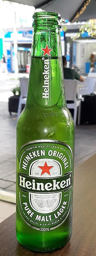 하이네켄 오리지널의 녹색 병