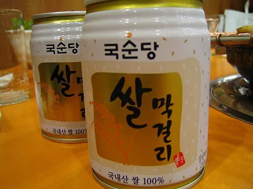 국순당 쌀막걸리 캔